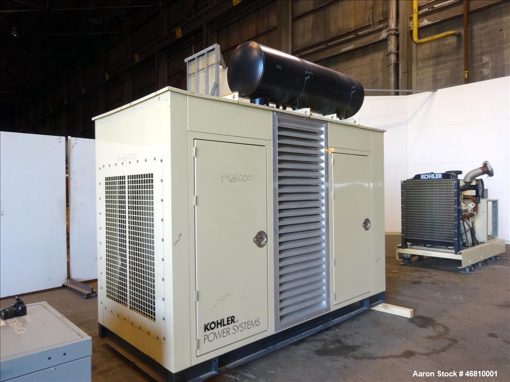 Used Kohler 200 kW diesel generator model 230R0ZD. Detroit Diesel 6V-92T engine.