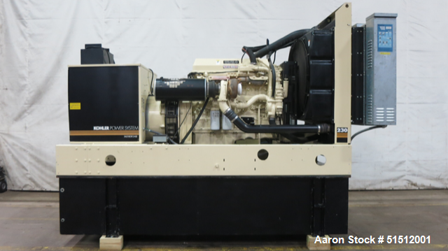 Kohler 240 kW Standby (215 kW prime) Diesel Generator Set