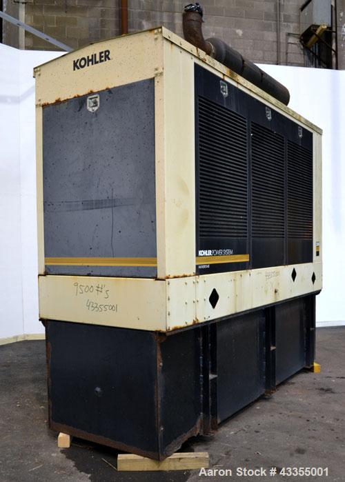 Used Kohler 265kW Standby Diesel Generator Set. Kohler model 250REOZD, SN-653545. Detriot Diesel Series 60, 4-cycle turbocharged engine rated 415 hp @ 1800 rpm. 3/60/277-480V. 500 Amp main-line circu...