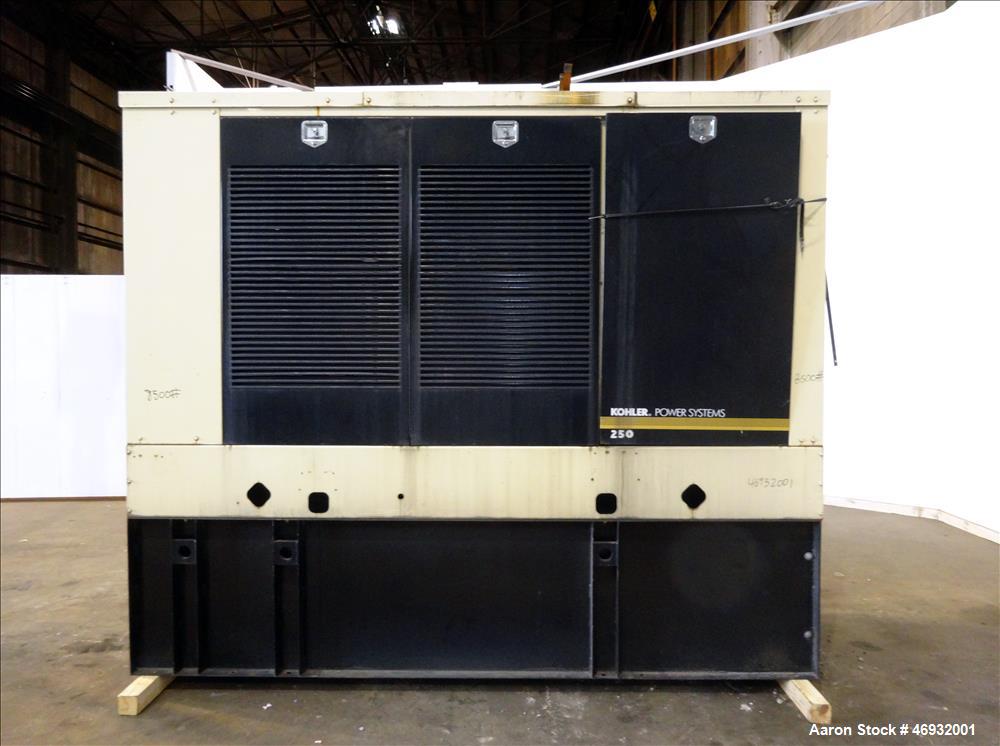 Used Kohler 265 kW  diesel generator model 250REOZV. Volvo TAD1031GE engine
