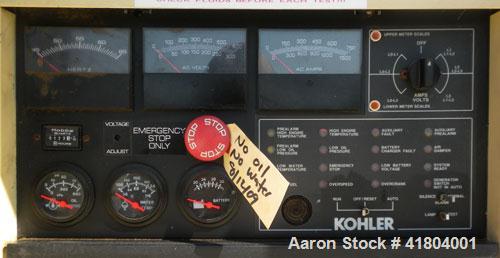 Used Kohler 250 kW Diesel Genset. Kohler model 250ROZD71, serial #265291. Detroit 6V-92TA, turbocharged aftercooled engine rated 415 hp at 1800 rpm. 120/208V, 12 lead reconnectable to 480V and 120/24...