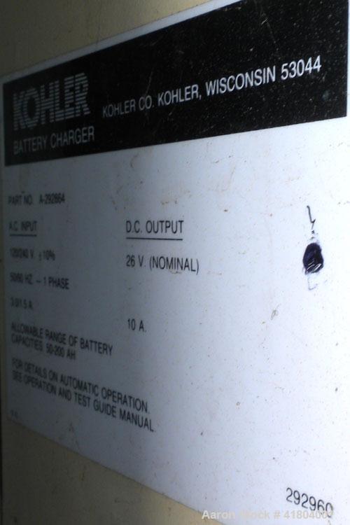 Used Kohler 250 kW Diesel Genset. Kohler model 250ROZD71, serial #265291. Detroit 6V-92TA, turbocharged aftercooled engine rated 415 hp at 1800 rpm. 120/208V, 12 lead reconnectable to 480V and 120/24...