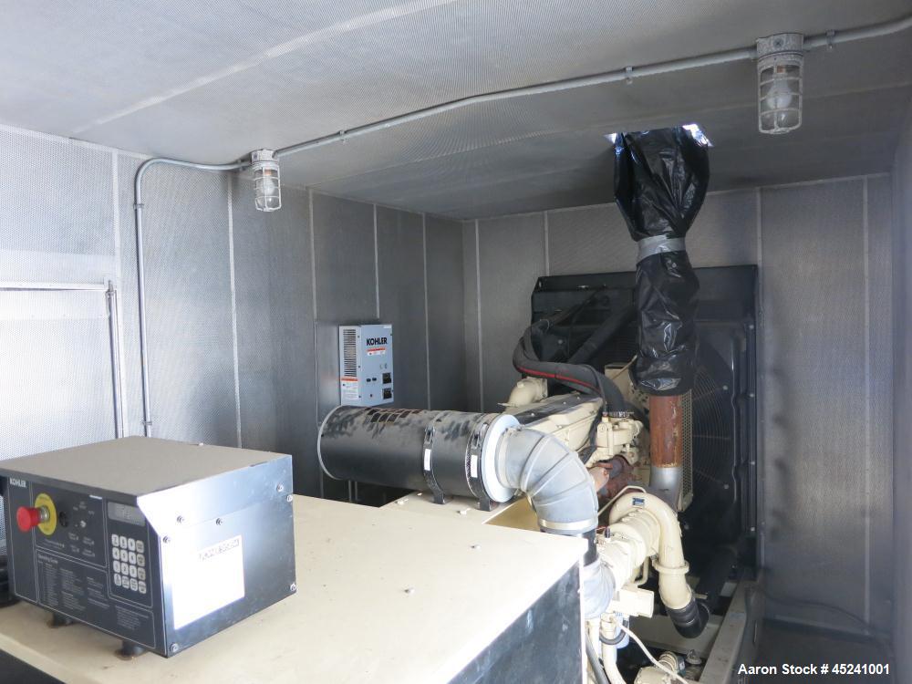 Used Kohler 255 kW natural gas generator set, model 250RZD. Detroit Diesel S60G