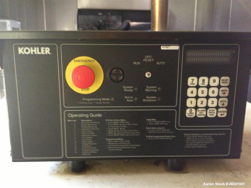 Used Kohler 255 kW natural gas generator set, model 250RZD. Detroit Diesel S60G