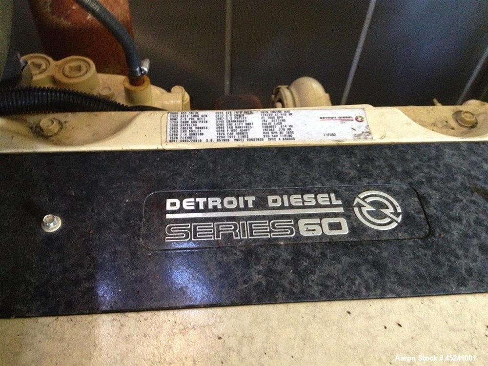 Used Kohler 255 kW natural gas generator set, model 250RZD. Detroit Diesel S60G
