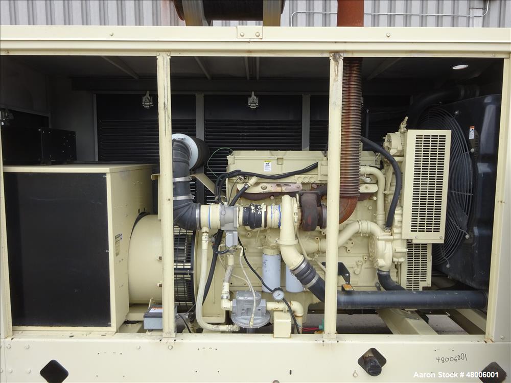 Used Kohler 255 kW  natural gas generator model 250RZD, Detroit Diesel S60G eng