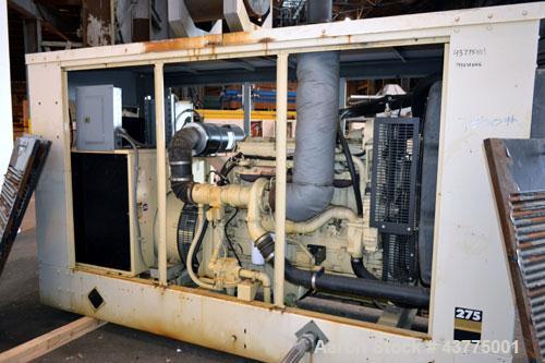 Used Kohler 275 kW Standby Natural Gas Generator Set, model 275RZD serial #0686126.Detroit Diesel model S60G natural gas engine rated 450 hp @ 1800 RPM, SN-06R0610972. 3/60/277/480V. 500 Amp mainline...