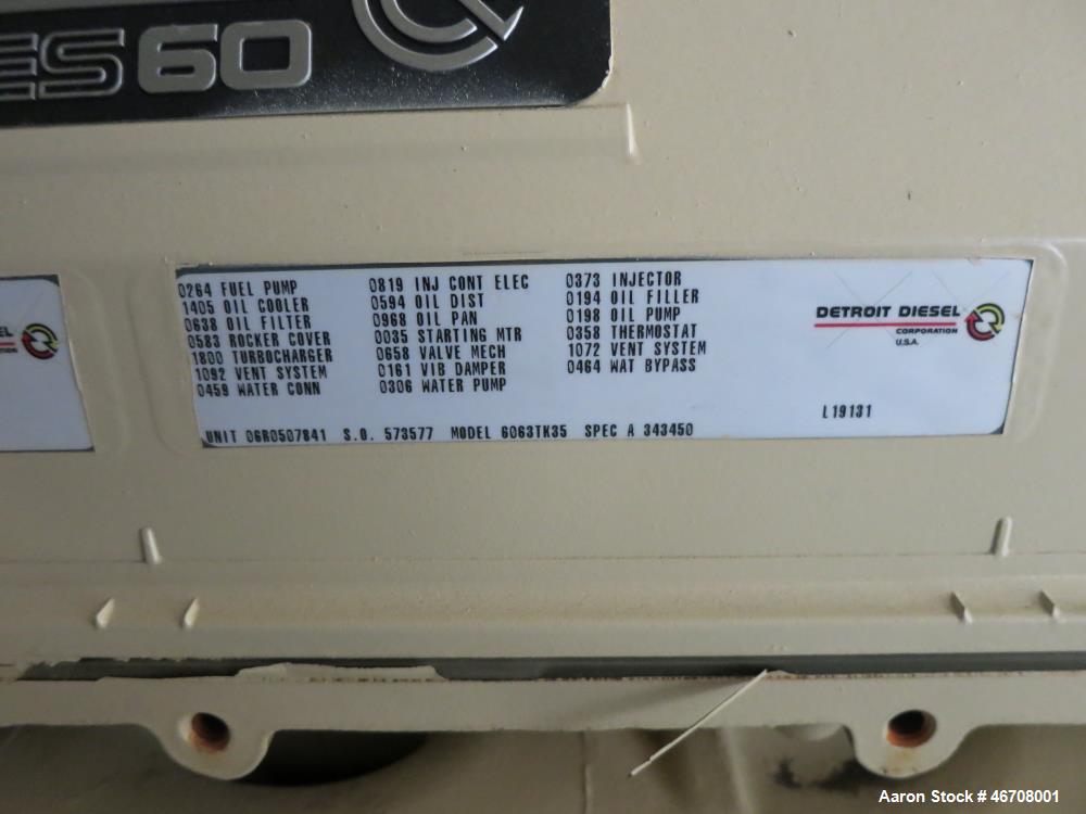 Used Kohler 300 kW  portable rental diesel generator model 300REOZDN