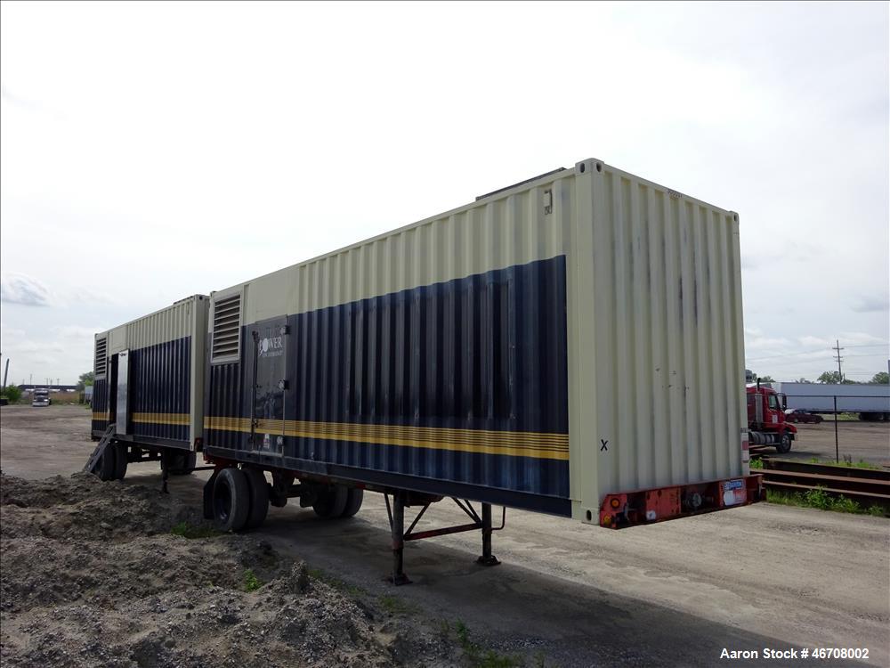 Used Kohler 300 kW portable  rental diesel generator. Detroit Diesel model S60 e