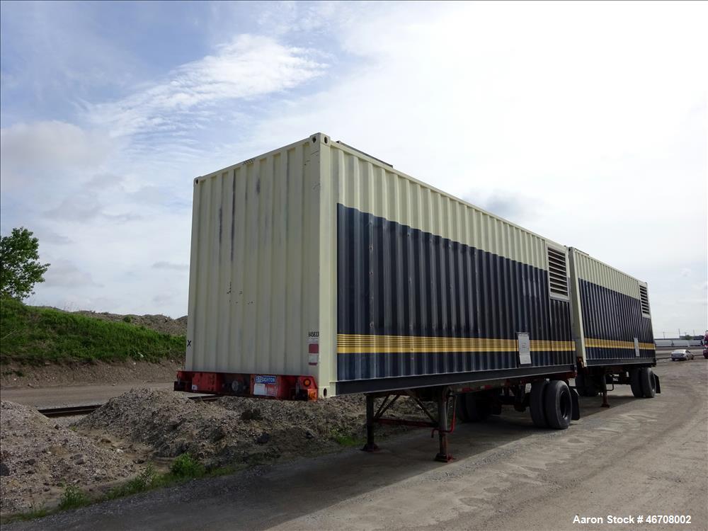 Used Kohler 300 kW portable  rental diesel generator. Detroit Diesel model S60 e