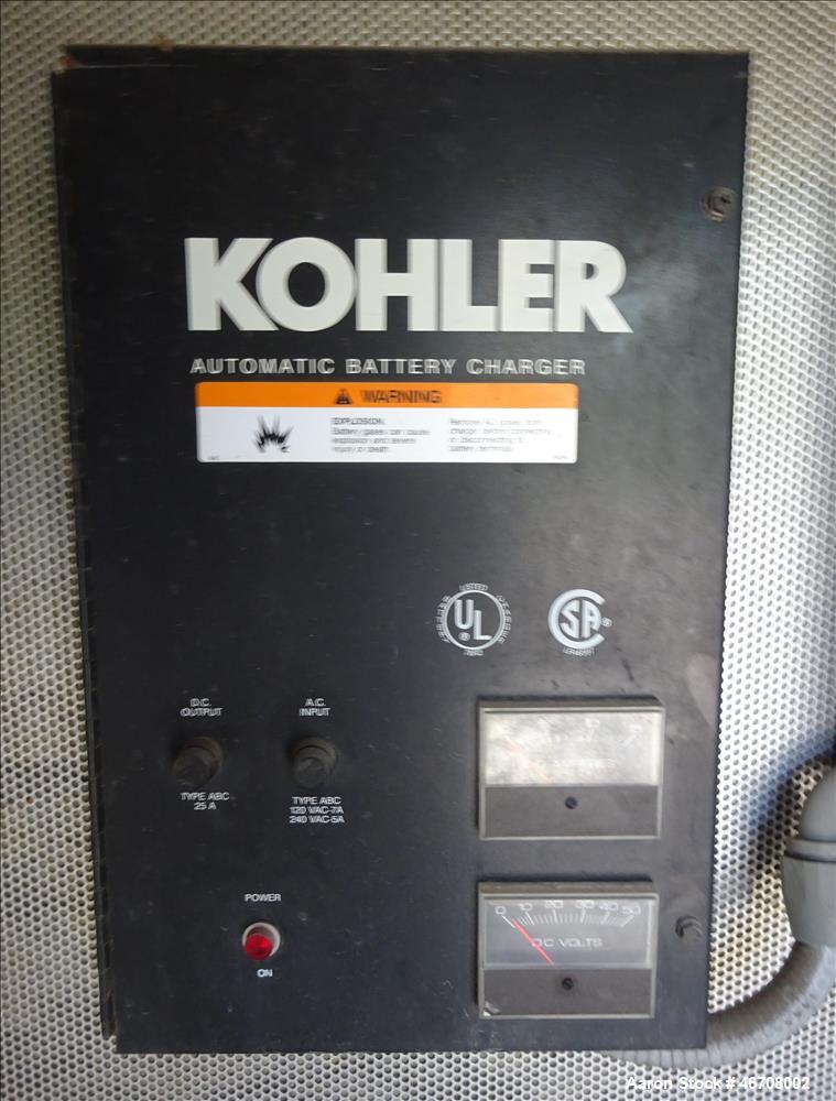 Used Kohler 300 kW portable  rental diesel generator. Detroit Diesel model S60 e