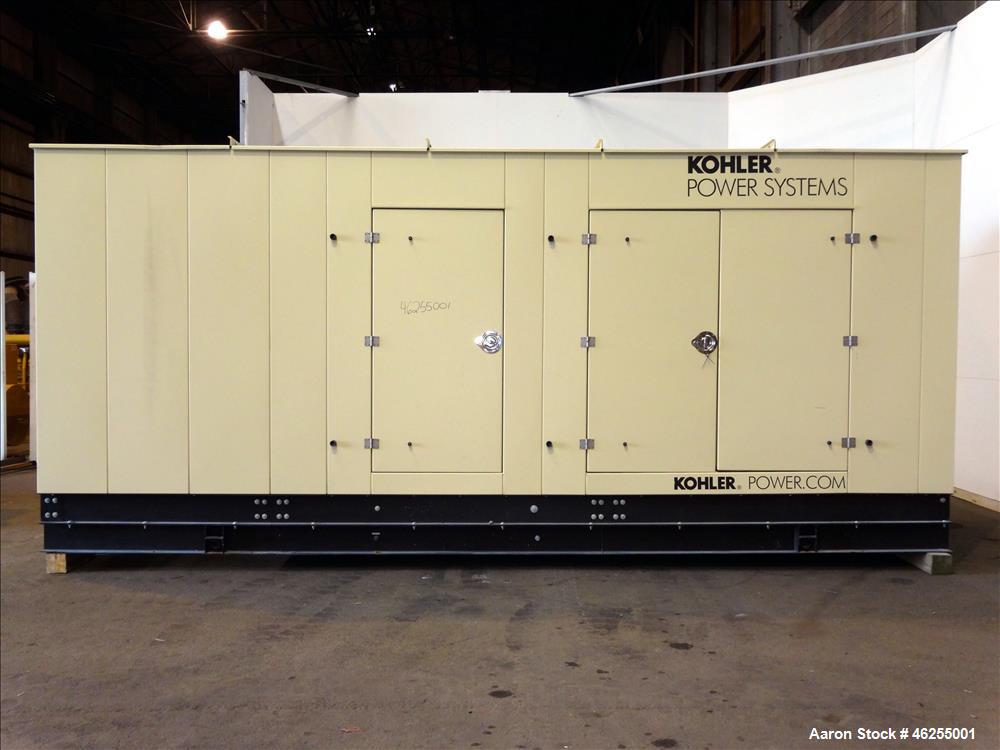 Used Kohler / Doosan 300 kW natural gas generator, model 300REZXB. Doosan D183T