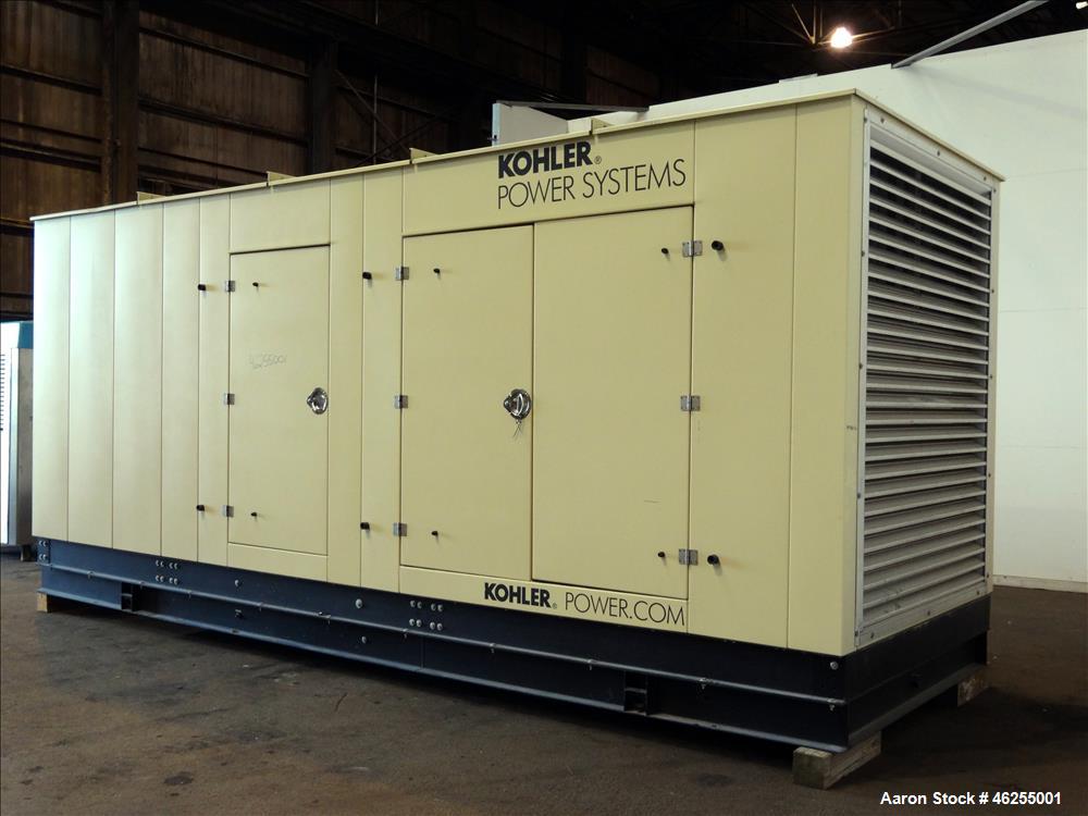 Used Kohler / Doosan 300 kW natural gas generator, model 300REZXB. Doosan D183T
