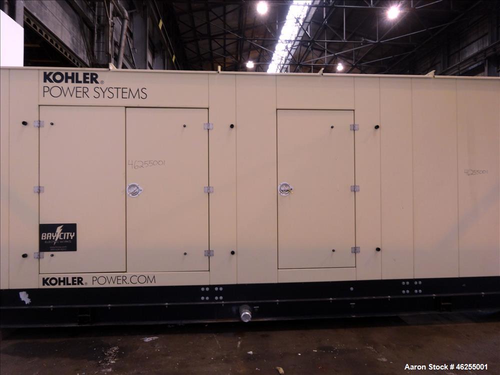 Used Kohler / Doosan 300 kW natural gas generator, model 300REZXB. Doosan D183T