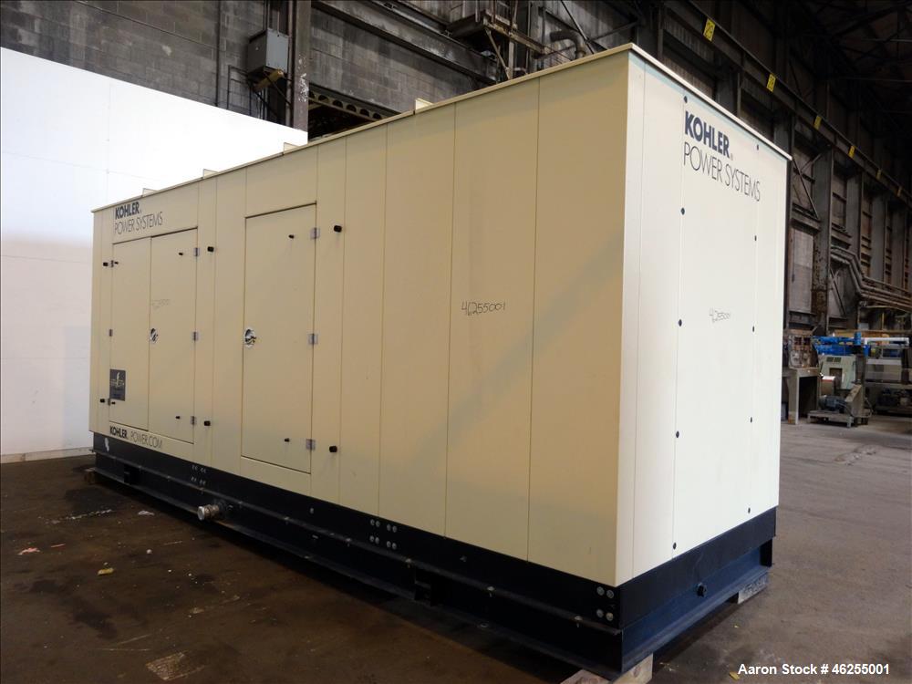 Used Kohler / Doosan 300 kW natural gas generator, model 300REZXB. Doosan D183T