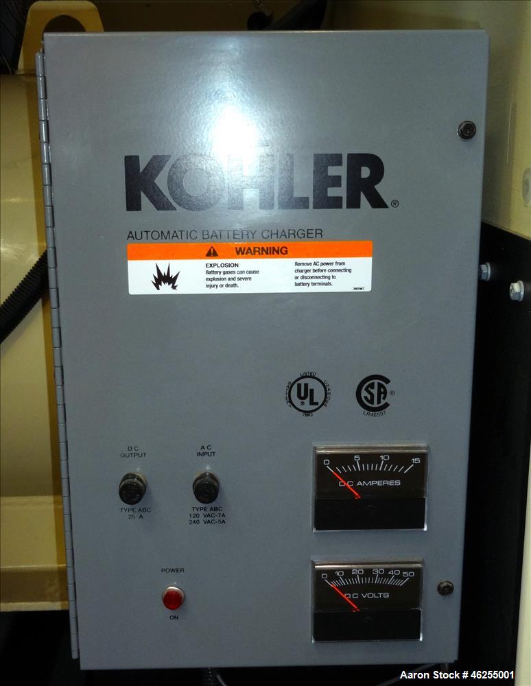 Used Kohler / Doosan 300 kW natural gas generator, model 300REZXB. Doosan D183T
