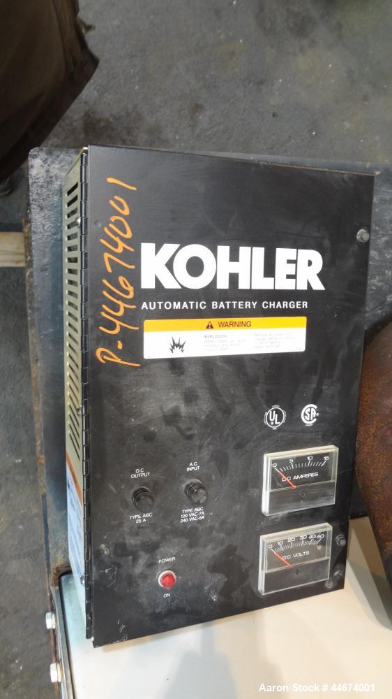 Used Kohler 300 kW standby diesel generator set, model 300ROZD81 SN-384691. Detroit Diesel 6V-92TA engine rated 474 HP @ 1800 RPM, SN-06VF216877. 3/60/120/208V, 12-lead reconnectable to other voltage...