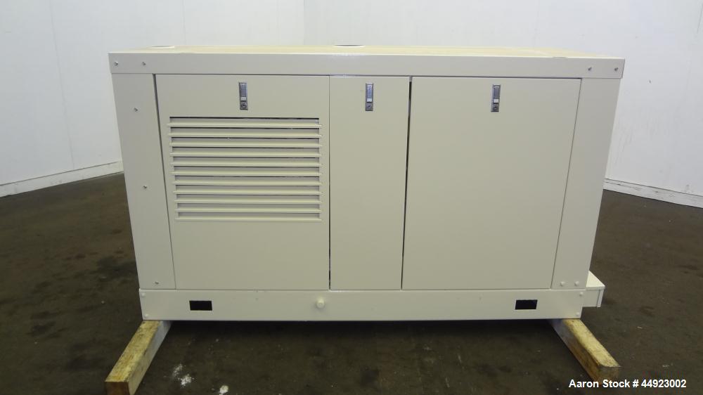 Used Kohler 30kW standby (27 kW Prime) natural gas generator set, model 30RZ202, SN-320614. Ford CSG-649 engine rated 82 HP at 1800 RPM. 1/60/120/240V. PMG (permanent magnet generator). Weather enclo...