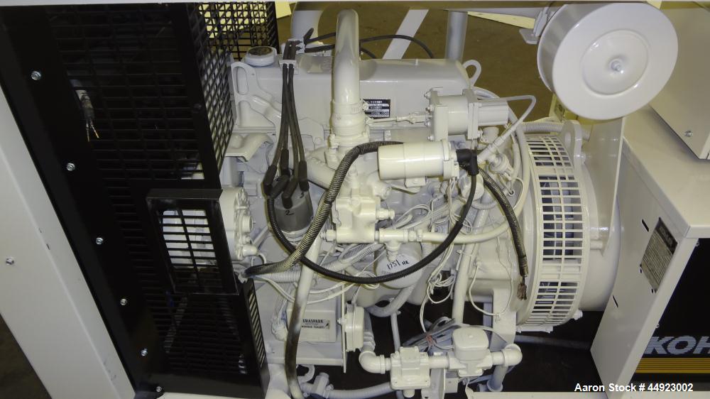 Used Kohler 30kW standby (27 kW Prime) natural gas generator set, model 30RZ202, SN-320614. Ford CSG-649 engine rated 82 HP at 1800 RPM. 1/60/120/240V. PMG (permanent magnet generator). Weather enclo...