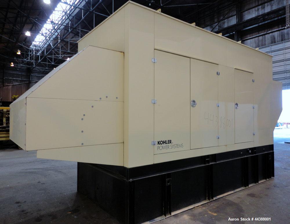 Used Kohler 405 kW Standby (365 kW Prime) Diesel Generator Set, model 400REOZDD, SN-2139156. Detroit Diesel S60 4-cycle engine rated 635 hp at 1800 RPM, SN-06R0968607, emissions EPA Tier 3 certified....