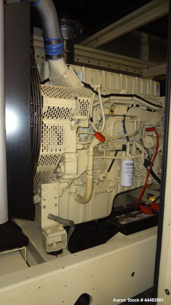 Used Kohler 400 kW Standby Diesel Generator Set, Model 400REOZV, Serial #2089709.  Volvo TAD1242GE engine rated 602 hp @ 1800 rpm, emissions EPA Tier 2.  3/60/277/480V, 12-lead reconnectable.  400 Am...