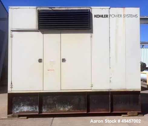 Used KOHLER 400KW Standby Diesel Generator, Model 400ROZD.