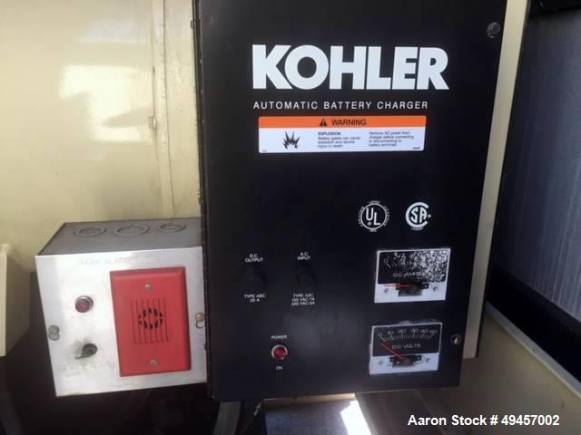 Used KOHLER 400KW Standby Diesel Generator, Model 400ROZD.