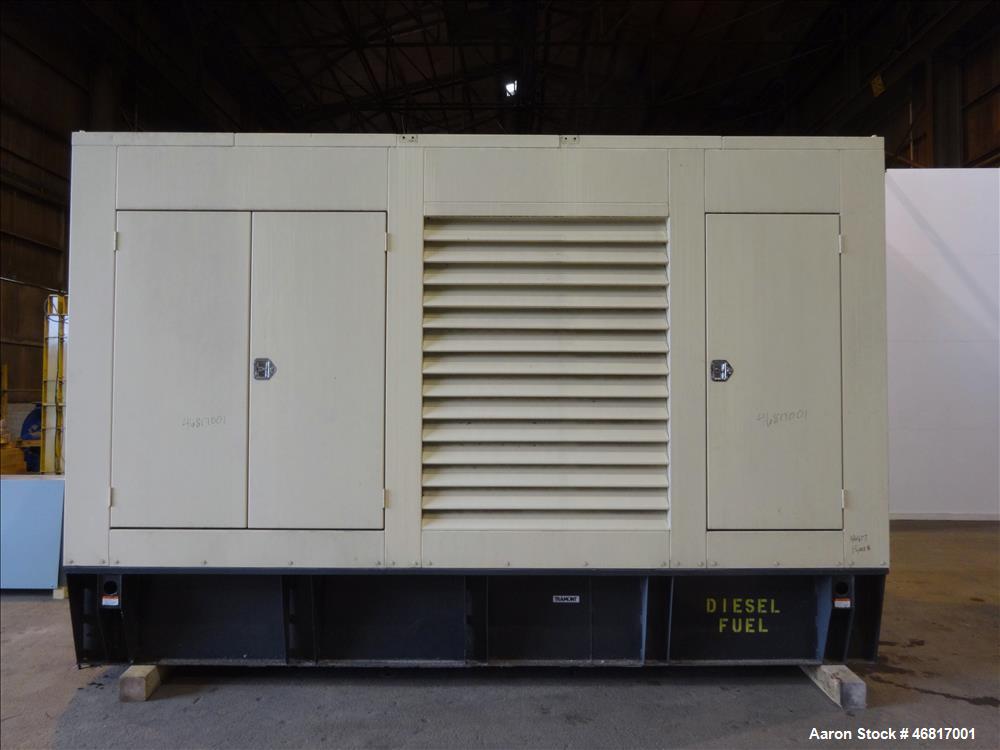 Used Kohler 450 kW diesel generator set.
Detroit Diesel / MTU 8V2000 G80 engin