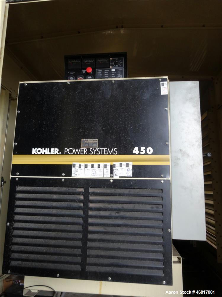 Used Kohler 450 kW diesel generator set.
Detroit Diesel / MTU 8V2000 G80 engin
