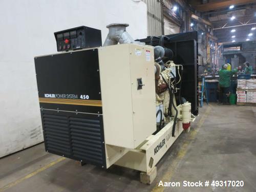 Kohler 450 kW standby (410 kW prime) Diesel Generator Set