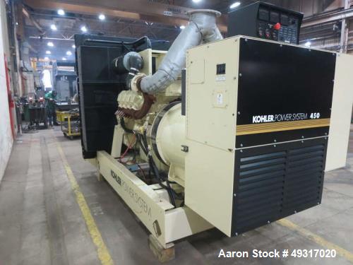 Kohler 450 kW standby (410 kW prime) Diesel Generator Set