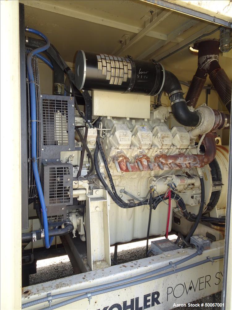 Used- Kohler 500 kW Standby Diesel Generator Set