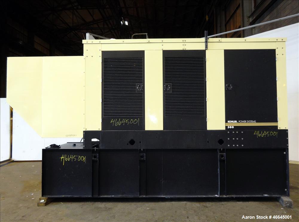 Used Kohler / Volvo 505 kW Standby Diesel Generator Set