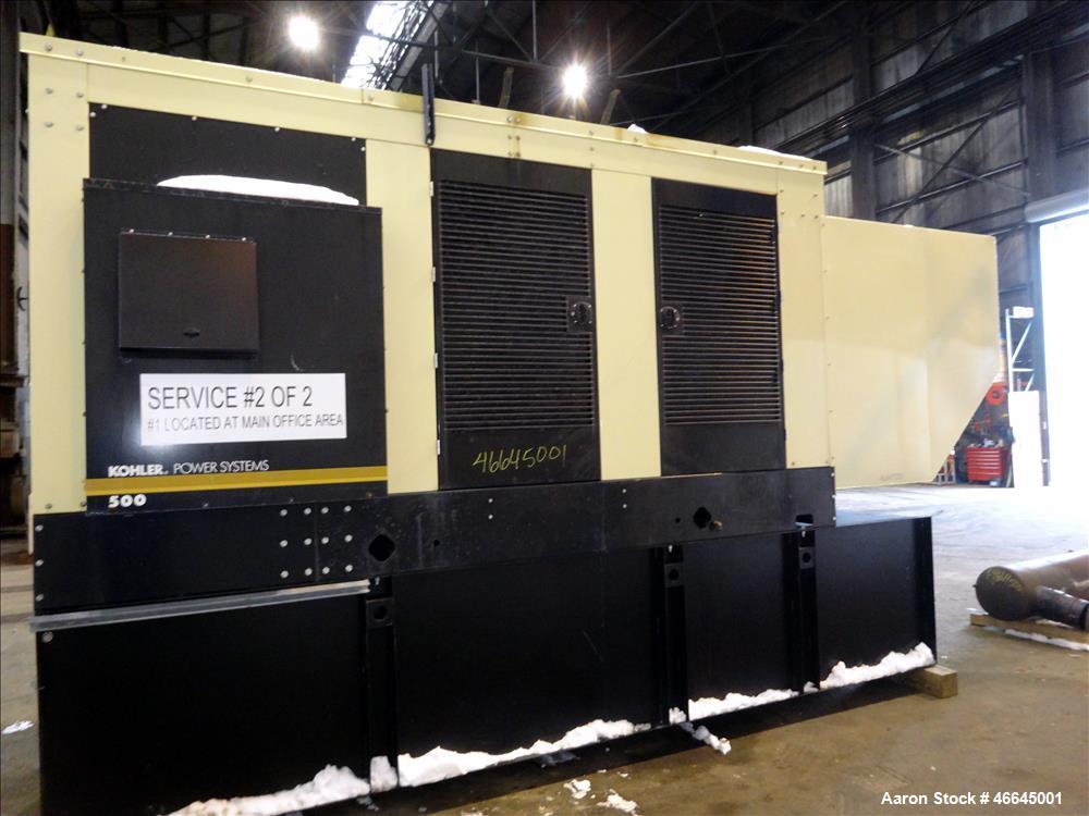 Used Kohler / Volvo 505 kW Standby Diesel Generator Set
