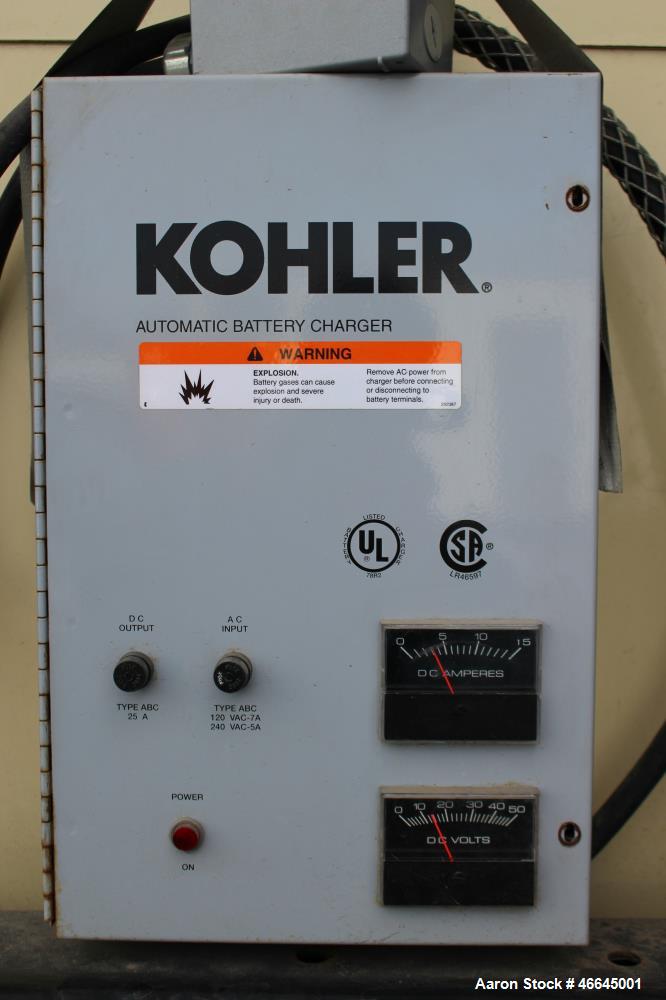 Used Kohler / Volvo 505 kW Standby Diesel Generator Set
