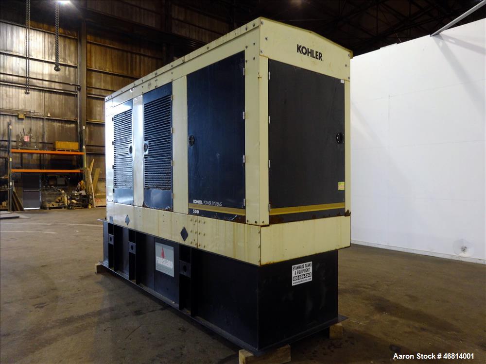 Used Kohler 505 kW diesel generator. Volvo Penta TAD1641GE engine EPA Tier 2 ce