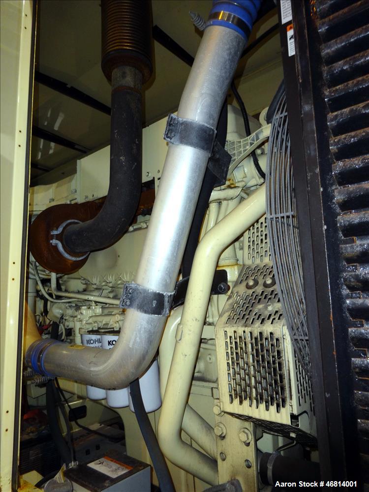 Used Kohler 505 kW diesel generator. Volvo Penta TAD1641GE engine EPA Tier 2 ce