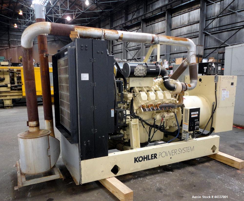 Used- MTU / Kohler 475 kW Diesel Generator, Model 500ROZD4.