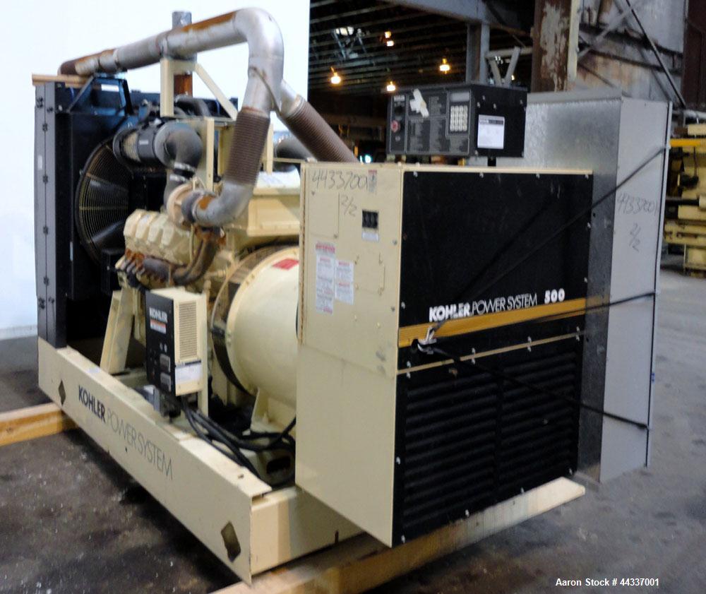 Used- MTU / Kohler 475 kW Diesel Generator, Model 500ROZD4.