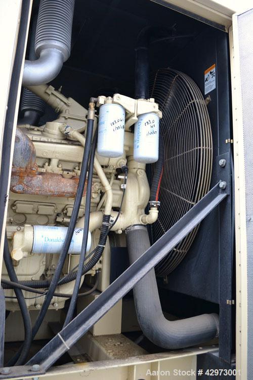Used Kohler 515kW diesel generator set. Kohler Model 500ROZD Serial 622118. Detroit Diesel 12V-92T rated 830 HP @ 1800 RPM. 3/60/480V. Weather Enclosure. 1000 Gallon Sub-base fuel tank. Less than 150...