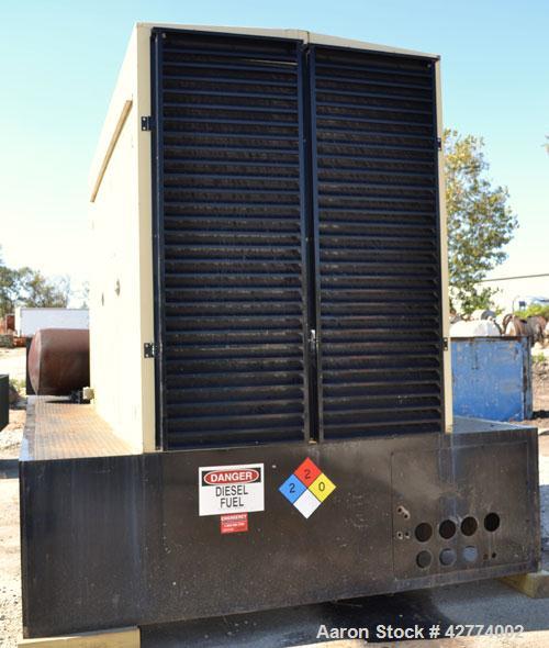 Used Kohler 500kW Diesel Generator Set, Model 500ROZD71, Serial #395955. Detroit Diesel 12-92TA turbocharged aftercooled rated 830 HP @ 1800 RPM. 3/60/120/208/277-480 Volt, currently set up for 208 V...