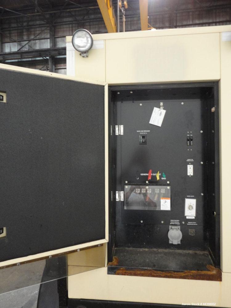 Used Kohler 55 kW Standby (50 kW prime) Diesel Generator Set, trailer mounted, model 50REOZJB, serial #2146207. John Deere 4045TF270 engine rated 110 hp at 1800 rpm, serial #PE4045T656683, emissions ...