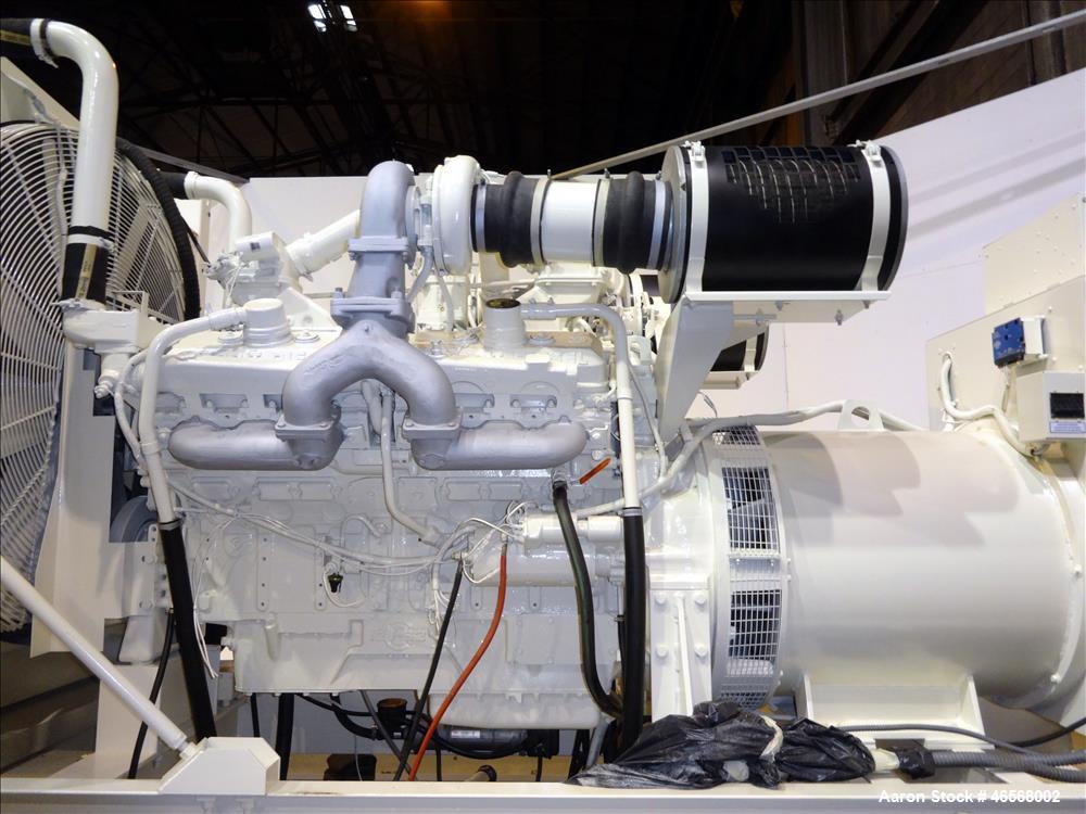 Used Kohler 600kW standby (545 kW prime) diesel generator set, model 600ROZD71,