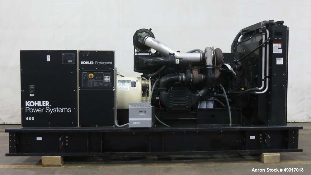 Used Kohler 600 kW Standby (545 kW Prime) Diesel Generator Set