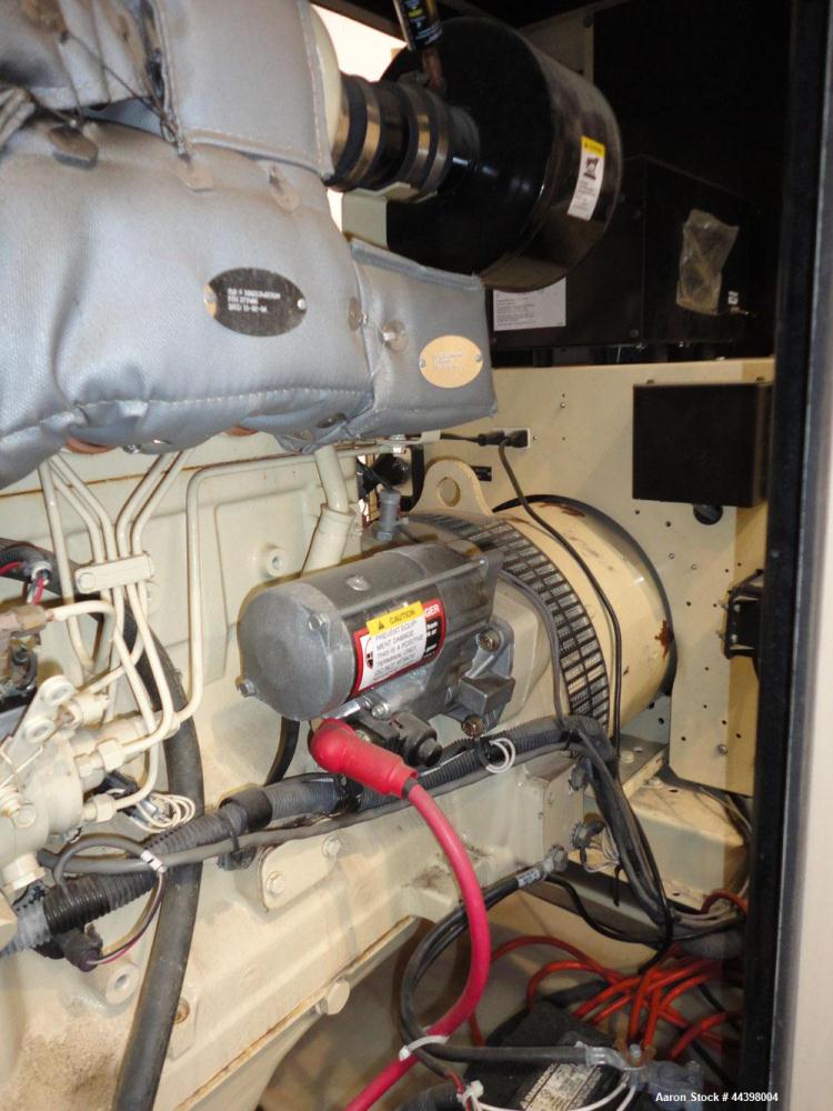Used Kohler 62 kW standby (57 kW prime) diesel generator set, portable / trailer mounted, model 60REOZJB, SN-2131295. John Deere model 4045TF270 engine rated 110 HP @ 1800 RPM, SN-PE4045T608511, emis...