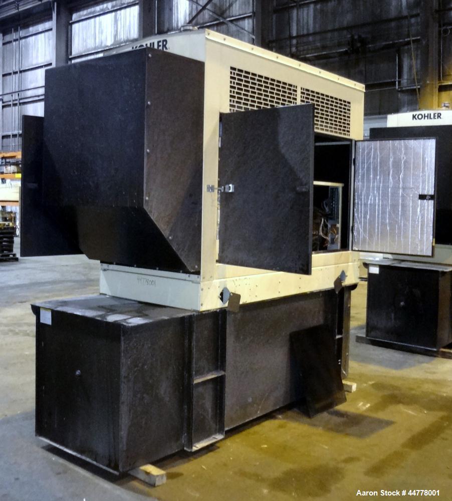 Used Kohler / John Deere 58 kW diesel generator, model 60REOZJB. John Deere 404