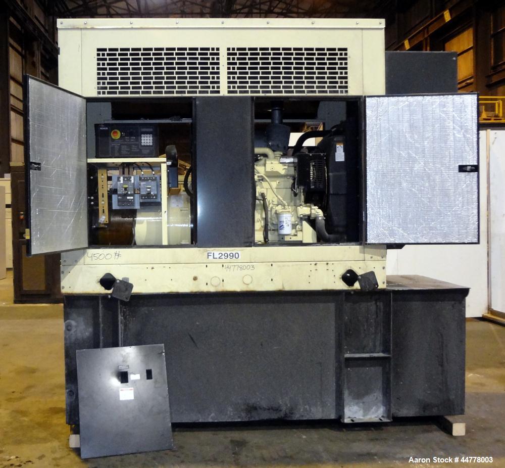 Used John Deere/Kohler 58 kW Standby Diesel Generator Set, Model 60REOZJB