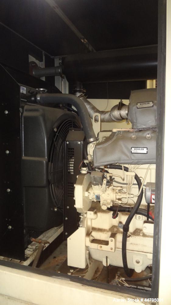 Used- Kohler 54 kW Standby (50 kW Prime) Rated Diesel Generator Set, trailer mounted, model 60REOZJB, serial #0793326.  John...