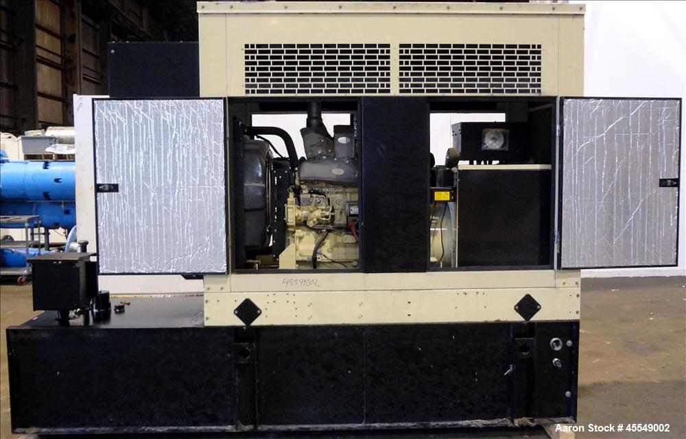 Used Kohler / John Deere 58 kW diesel generator, model 60REOZJB. John Deere 404