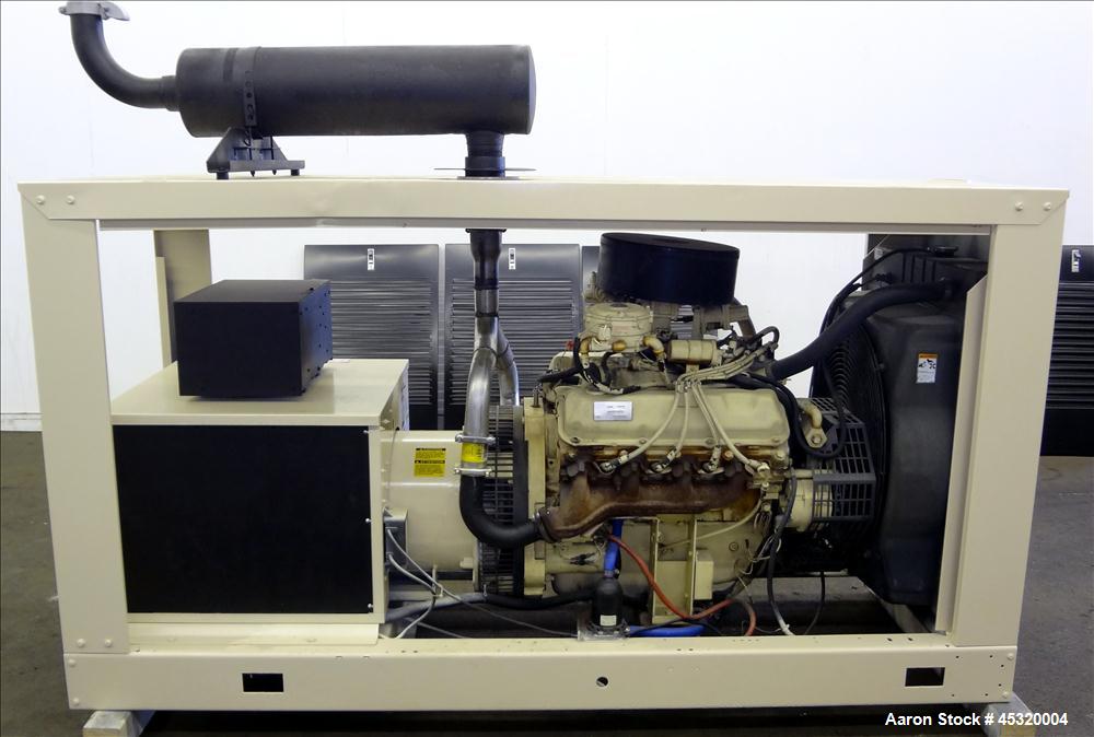Used Kohler 60 kW natural gas generator, model 60RZ272. Ford LSG-875 engine.
